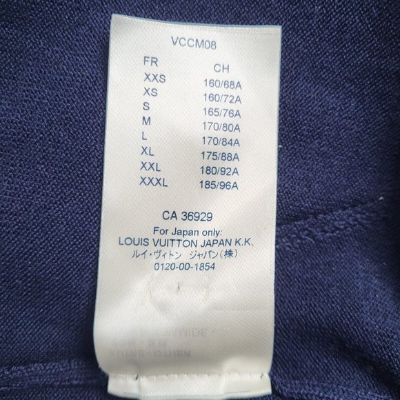 Louis Vuitton Men's Navy Color Block Technical Nylon Jacket - Picture 14 of 16